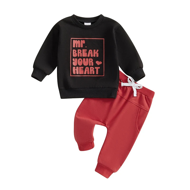 Baby Boy Heartbreaker Pants Set