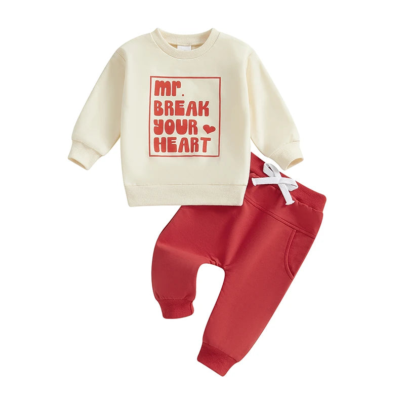 Baby Boy Heartbreaker Pants Set