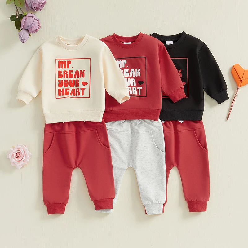Baby Boy Heartbreaker Pants Set