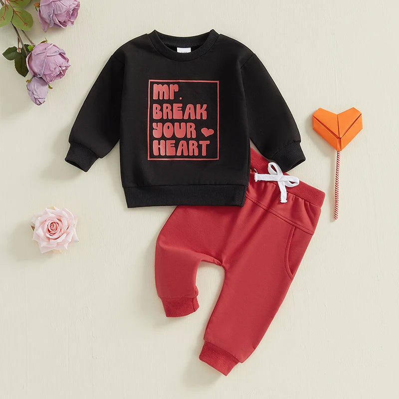 Baby Boy Heartbreaker Pants Set