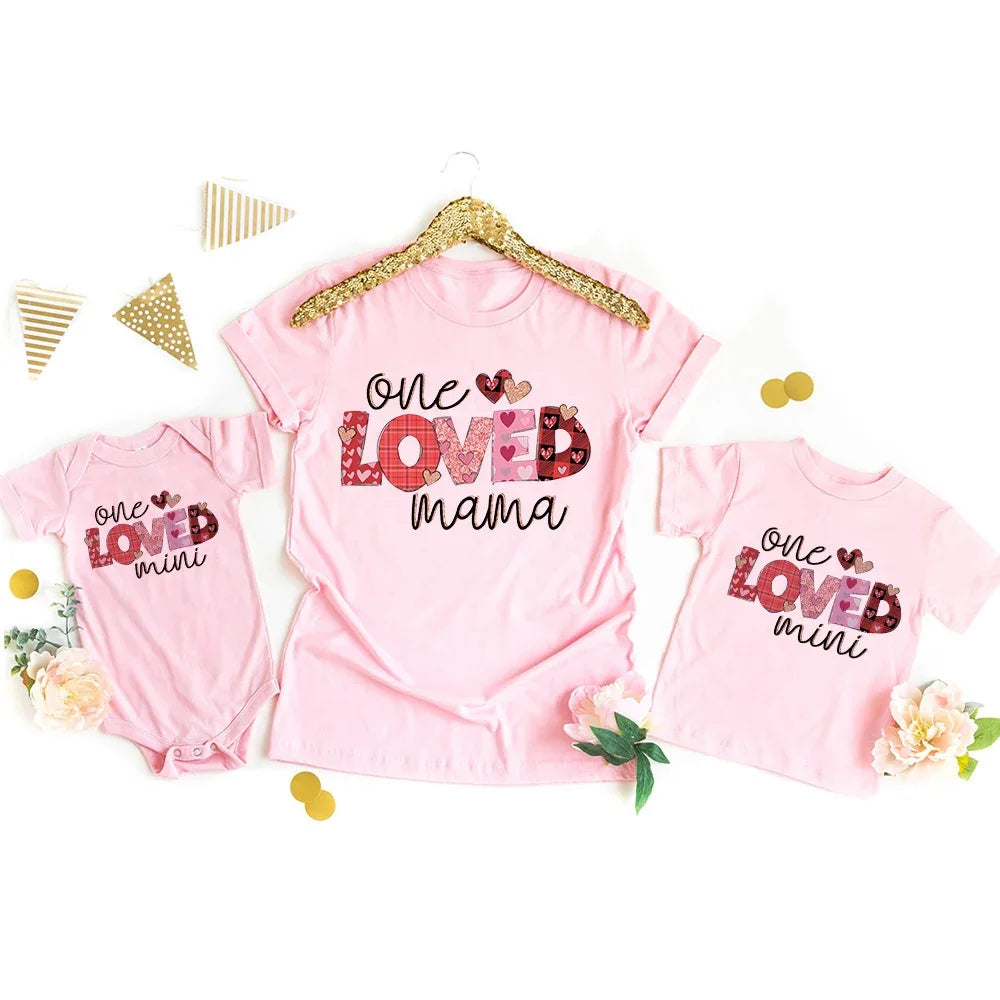 Matching Mommy and Me Loved Heart