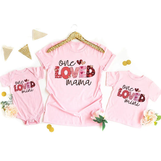 Matching Mommy and Me Loved Heart