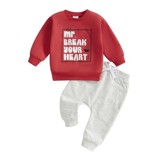 Baby Boy Heartbreaker Pants Set